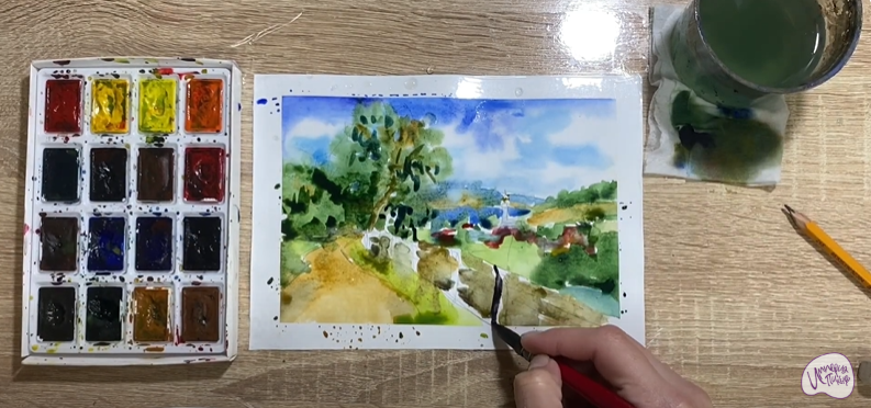 Рисуем Плёс