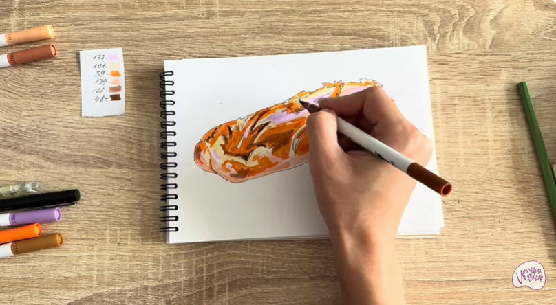 Рисуем Кулебяка