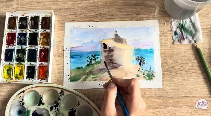 Рисуем Чобан-Кале