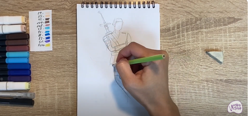 Рисуем Кощей из "Кощей. Начало"