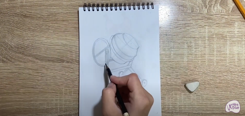 Рисуем Бетономешалка