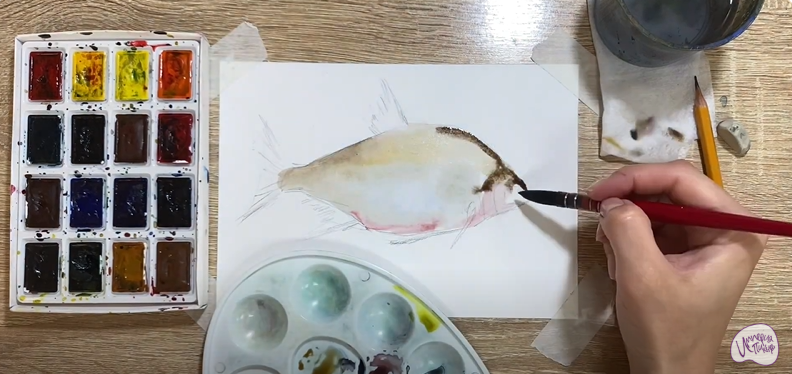 Рисуем Лещ