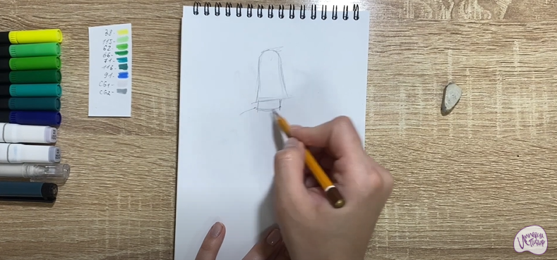 Рисуем Папус из "Фиксики"