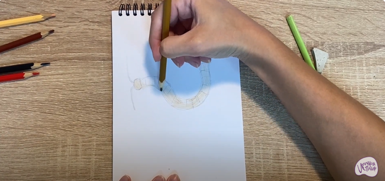 Рисуем Сколопендра