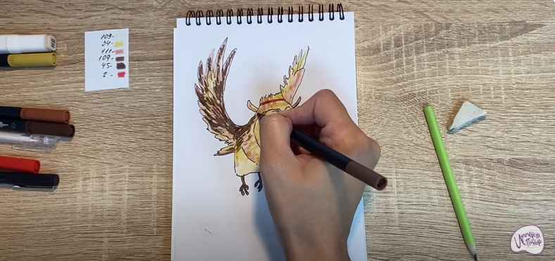 Рисуем Сова из "Царевны"