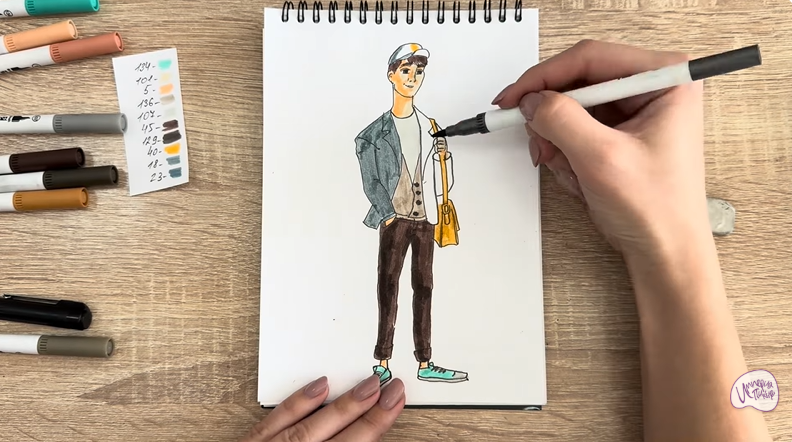 Рисуем Тадаши Хамада из «Города героев»