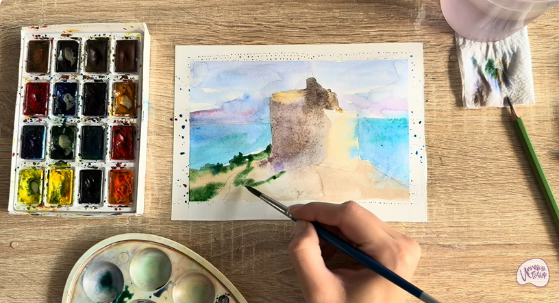 Рисуем Чобан-Кале