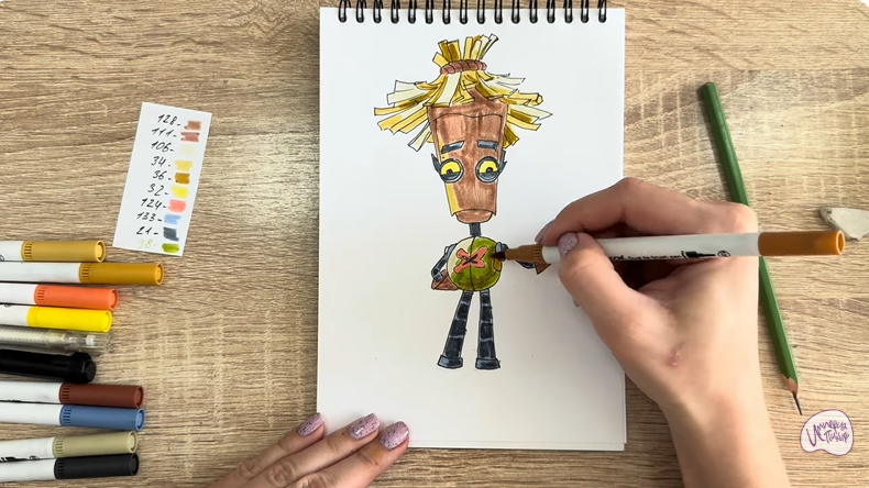 Рисуем Баквит из "Герои Энвелла"