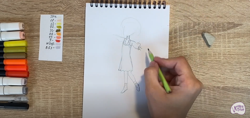 Рисуем Варя из "Царевны"