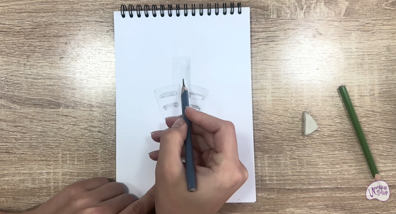 Рисуем Держатель для ручки