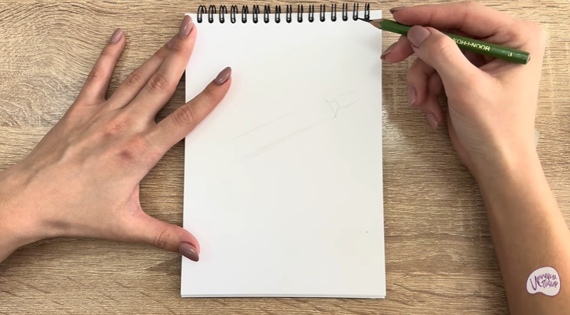 Рисуем Держатель для простыни