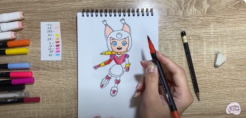 Рисуем Глория из "Геройчики"