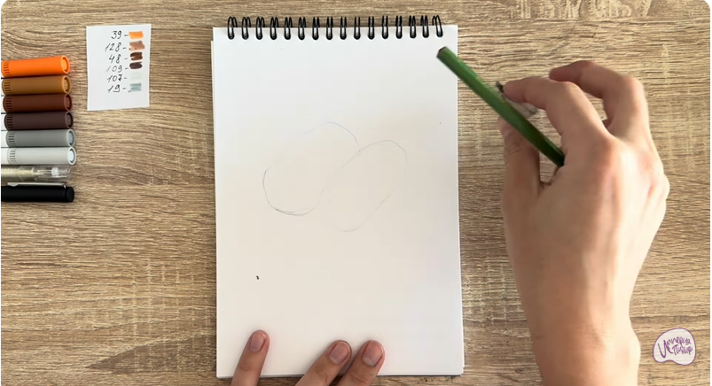 Рисуем Пирожное Картошка