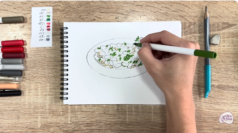 Рисуем Лобио по-грузински