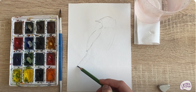 Рисуем Большой чекан