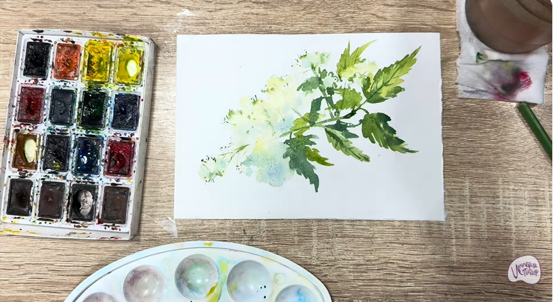 Рисуем Таволга