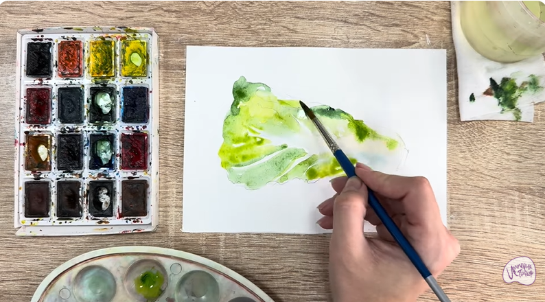 Рисуем Пекинская капуста