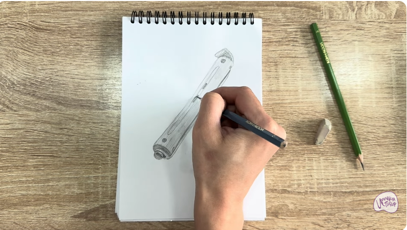 Рисуем Коклюшки для завивки