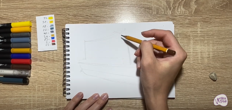 Рисуем Титаник