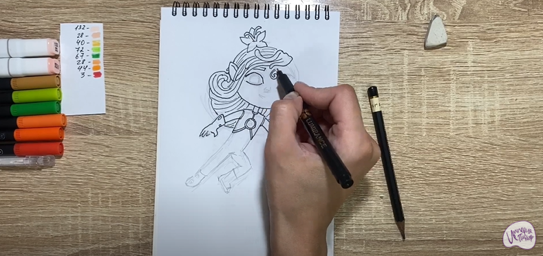 Рисуем Лия из "Команда Флоры"