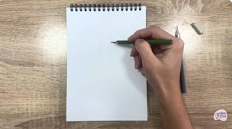 Рисуем Держатель для ручки