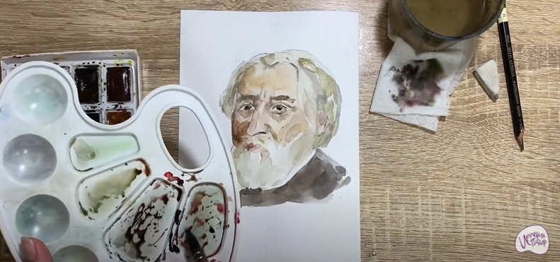 Рисуем Иван Сергеевич Тургенев