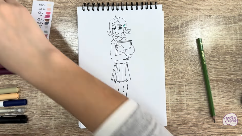 Рисуем Рина Винилион из" Доктор Динозавров"