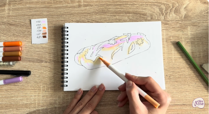 Рисуем Кулебяка