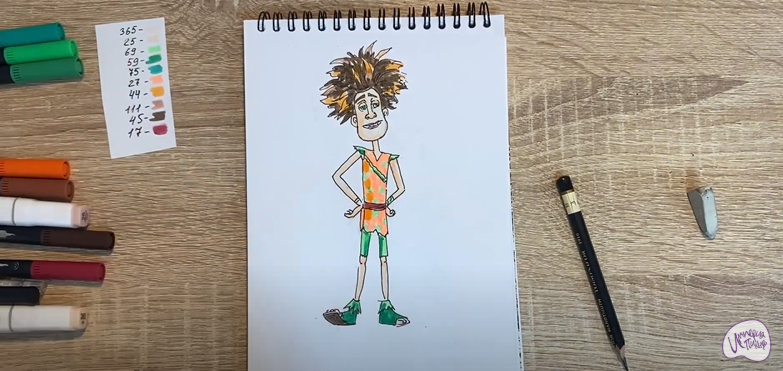 Рисуем Маракуда из мультфильма "Маракуда"
