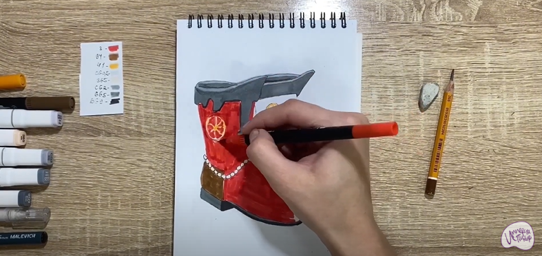 Рисуем Сапоги-скороходы