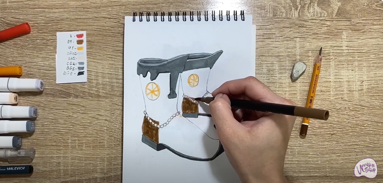 Рисуем Сапоги-скороходы