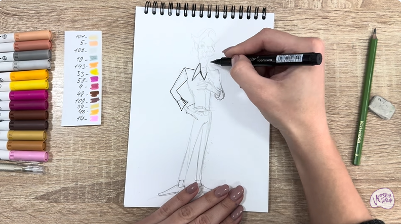 Рисуем Супербро из «Доктор Динозавров»