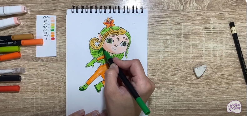 Рисуем Лия из "Команда Флоры"