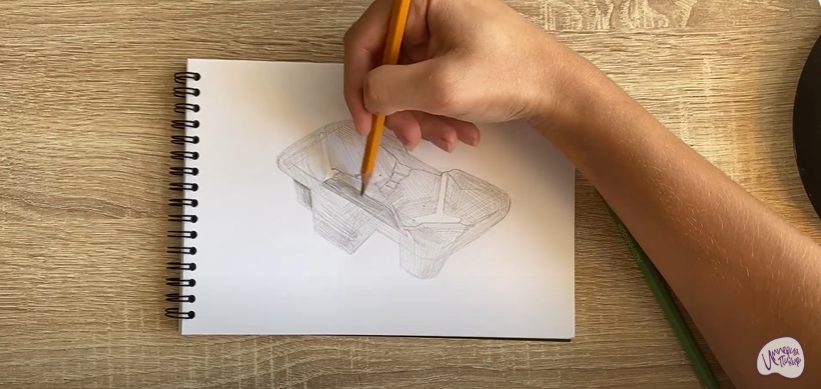 Рисуем Держатель для стаканов