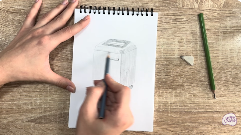 Рисуем Уничтожитель бумаги