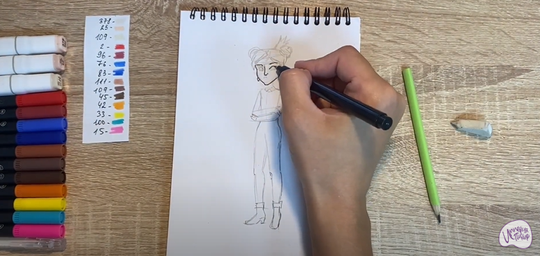 Рисуем Даша из "Царевны"