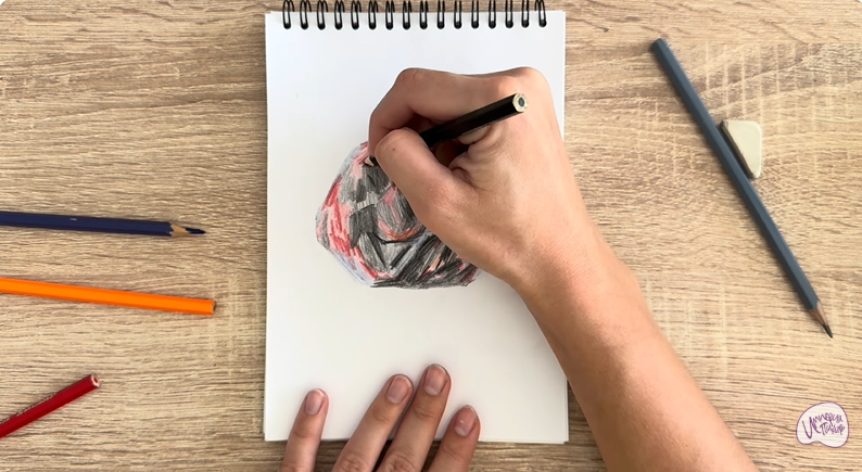 Рисуем Альмандин