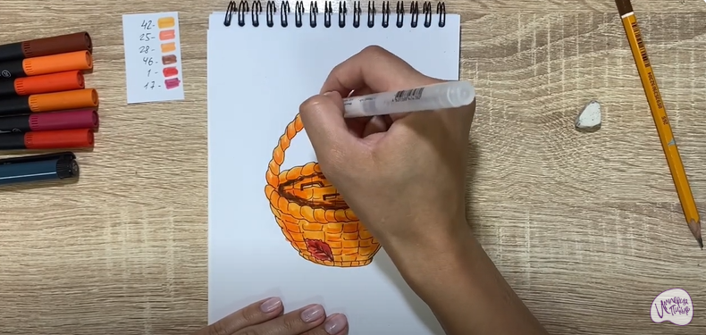Рисуем Корзинка
