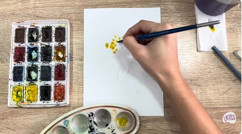 Рисуем Магония