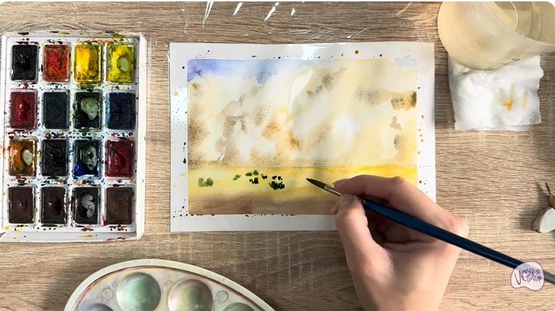 Рисуем Песчаная буря