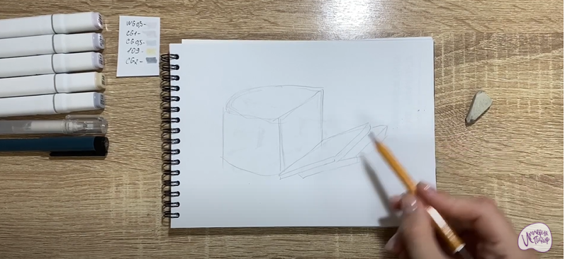 Рисуем Сыр "Фета"