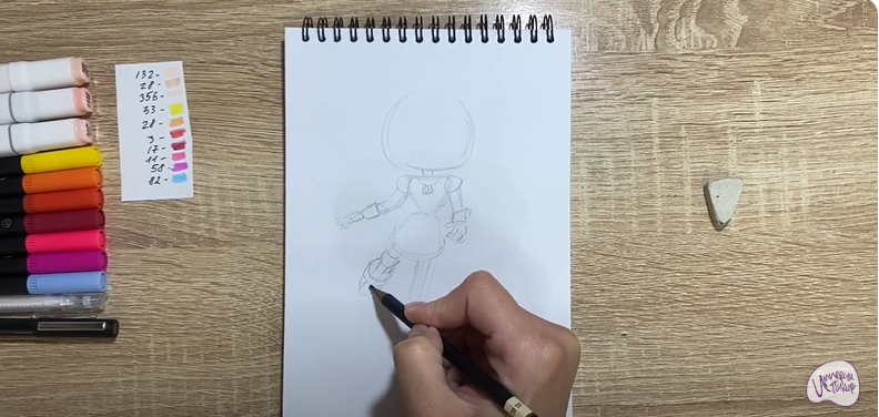 Рисуем Глория из "Геройчики"
