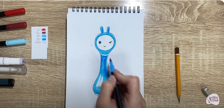 Рисуем Игрушка "Умный зайка"