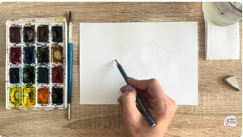 Рисуем Жабры рыбы