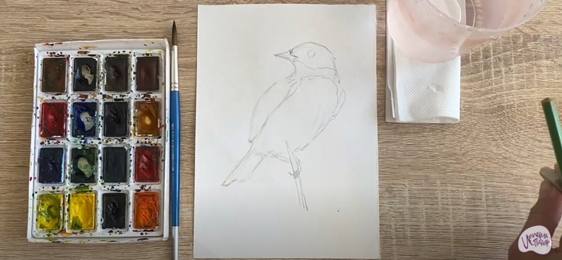 Рисуем Большой чекан