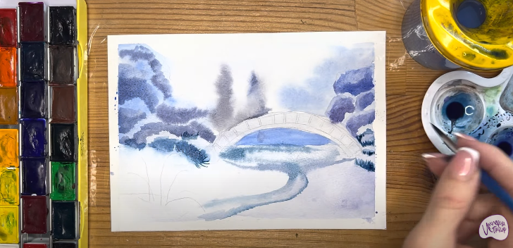 Рисуем Зима