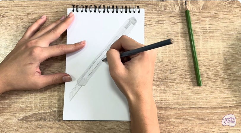 Рисуем Канцелярский нож