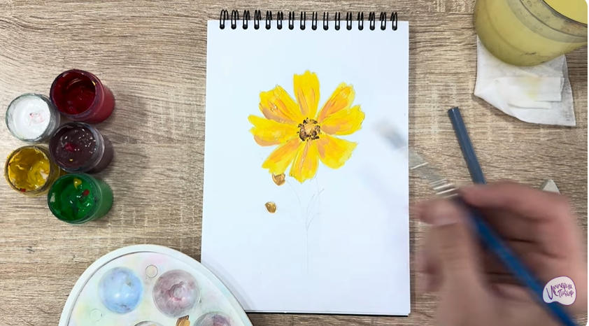 Рисуем Кореопсис