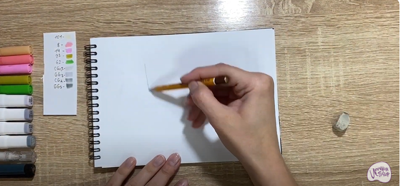 Рисуем Окрошка
