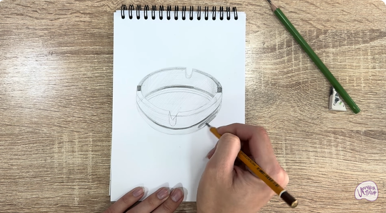 Рисуем Пепельница